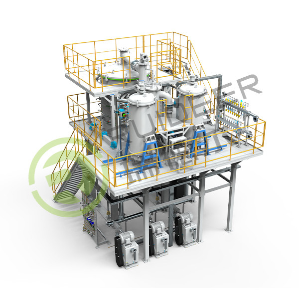 Vertical Large Pyrolytic Carbon CVI Furnace Top/bottom Load with Max. Working Temperature of 1300C
