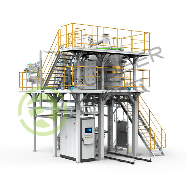 Vertical Large Pyrolytic Carbon CVI Furnace Top/bottom Load with Max. Working Temperature of 1300C