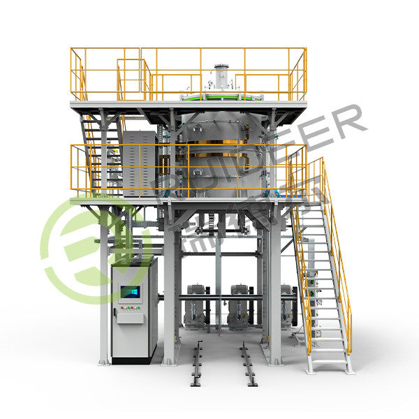 Vertical Large Pyrolytic Carbon CVI Furnace Top/bottom Load with Max. Working Temperature of 1300C