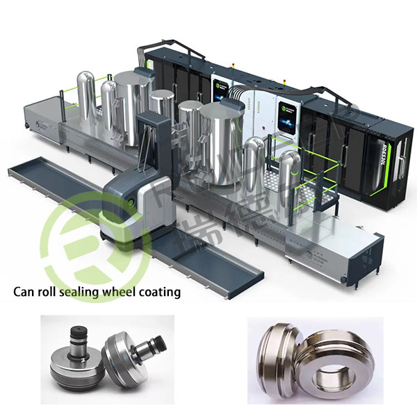 Roll Sealing Wheel CVD Coating Furnace with CO Precursors and Second Stage Gas Distributor