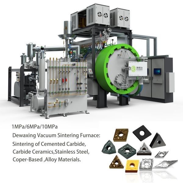 Precise and Consistent Sintering Furnace with 400-1500Kg Loading , PLC Controlled Metal Sintering Furnace