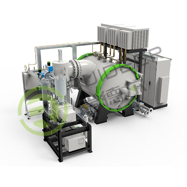 Water Cooling Vacuum Heat Treatment Furnace with and ISO 9001 Certification in Black Paint Color