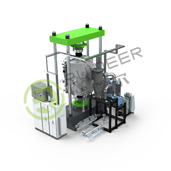 Unidirectional or bidirectional high temperature and pressure sintering furnace for material high-density processing