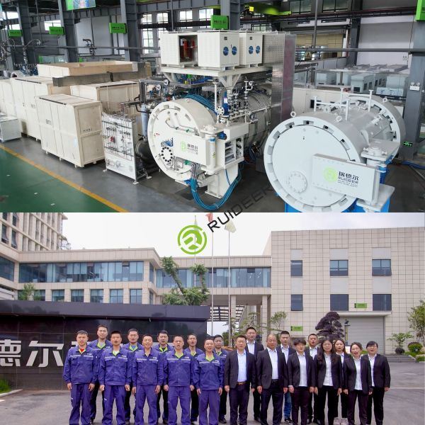 12 Months Period High Vacuum Furnace with Graphite Resistence Heating Rod and UPS Guarantee Time of 80 Minutes