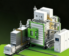Multi-system Horizontal Zinc Process Furnace with a loading capacity of 1000 kg

