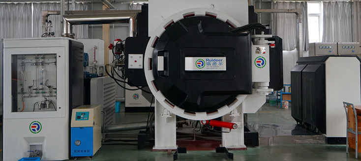 Compact Structure Silicon Carbide Furnace , Horizontal Vacuum Furnacelow Energy Consumption