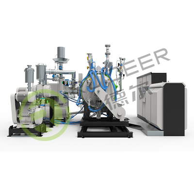 Rapid cooling sintering furnace with blower and heat exchanger from 1400℃ to 100℃