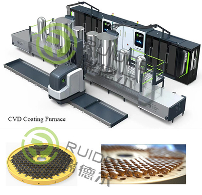 high Temperture Alloy Coating Chamber Chemical Vapor Deposition Coating Machine For Tungsten Carbide Cutting Tool