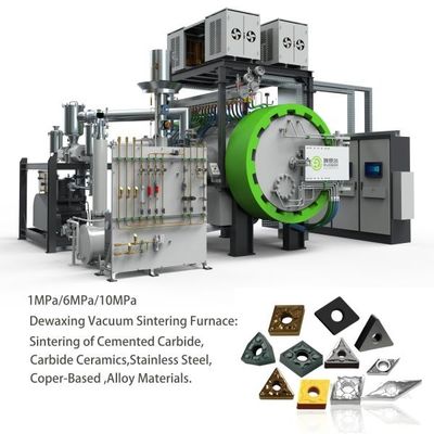 Precise and Consistent Sintering Furnace with 400-1500Kg Loading , PLC Controlled Metal Sintering Furnace