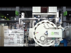 Rapid cooling furnace for special sintering of cemented carbide and cermets
